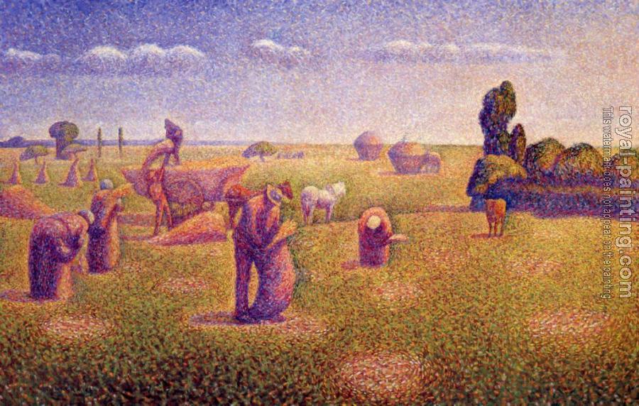 Charles Angrand : The harvesters
